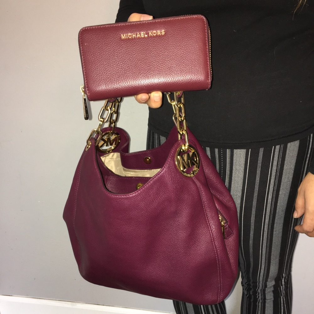 Michael Kors Purse & Wallet Bundle